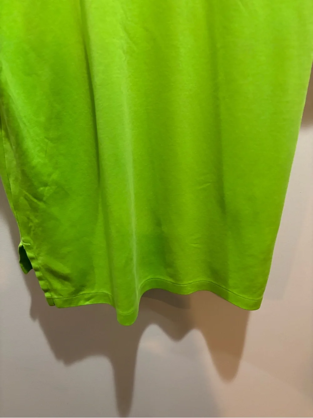 Polo by Ralph Lauren Men’s Bright Lime Green Polo with Red Pony